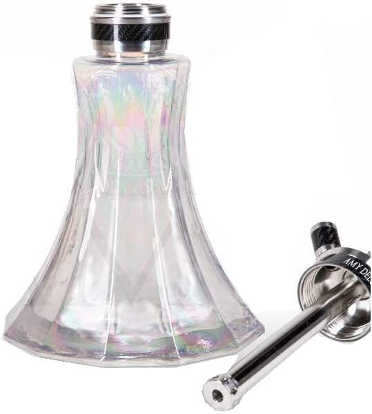 Brand New Carbon Fiber Blue Range Hookah Heavy Metal SS German w/ 4 Hose