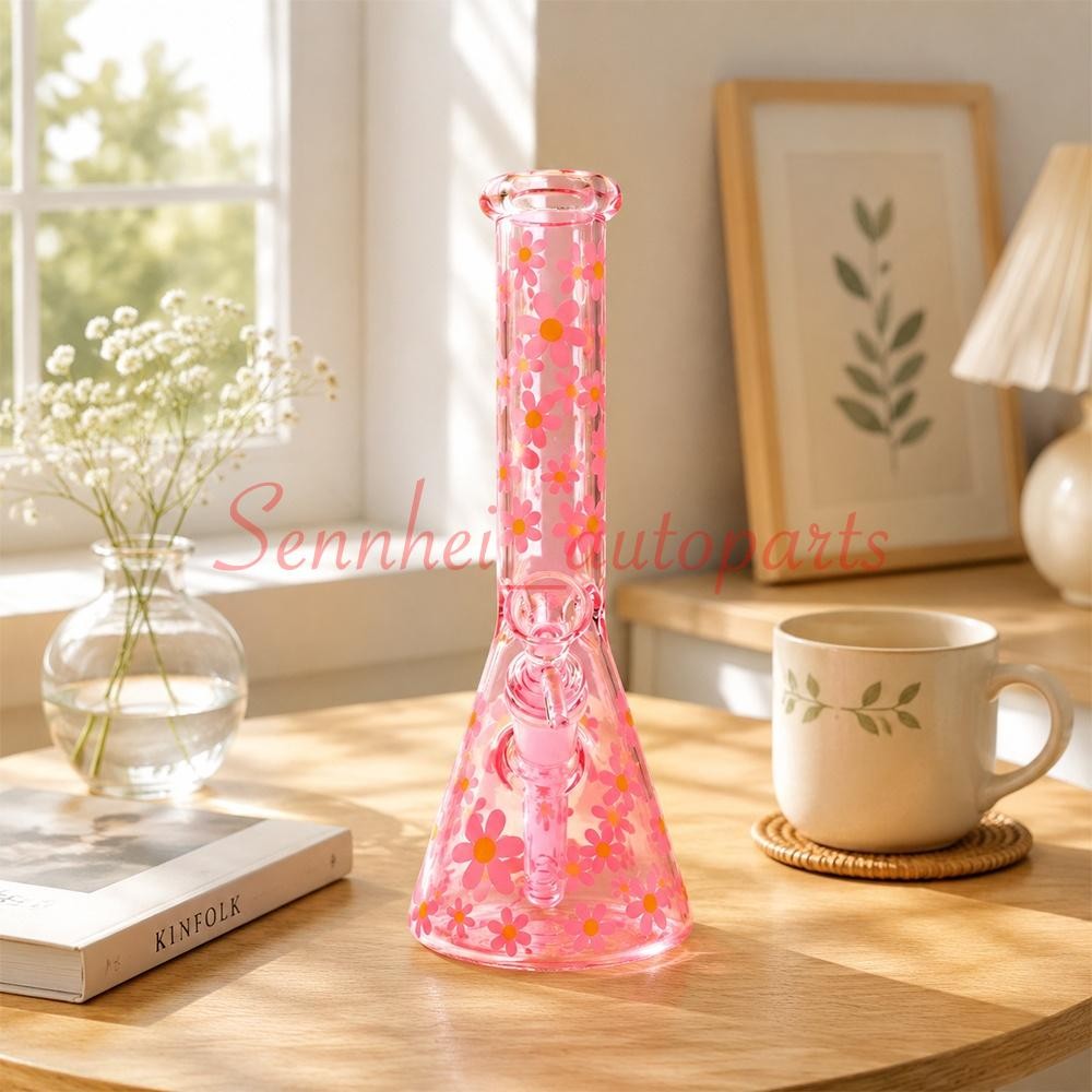 10″ Heavy Duty Glass Beaker Bong Water Smoking Tobacco Pipe 14MM Bowl