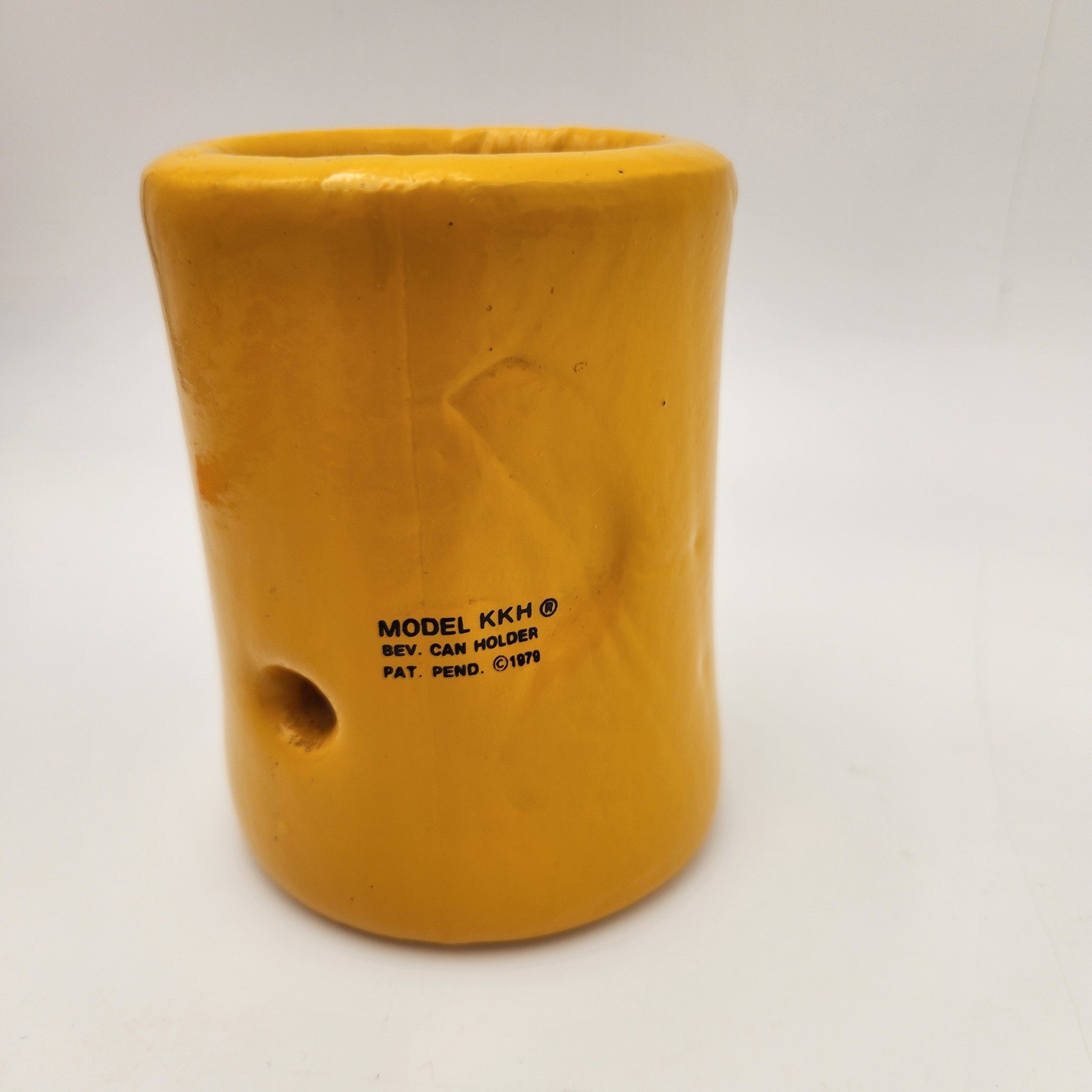Vintage 1981 Camel Cigarettes Yellow Foam Can Holder Koozie Joe Camel RJR 1979