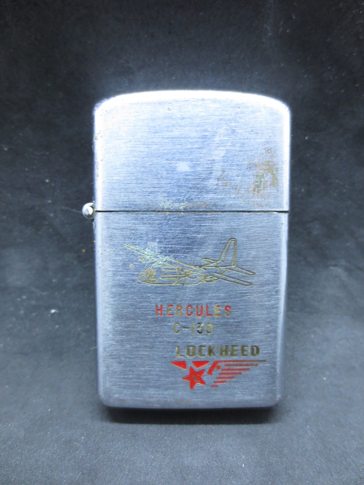 Vintage Prince Lighter — C-130 Hercules, Lockheed, Silver