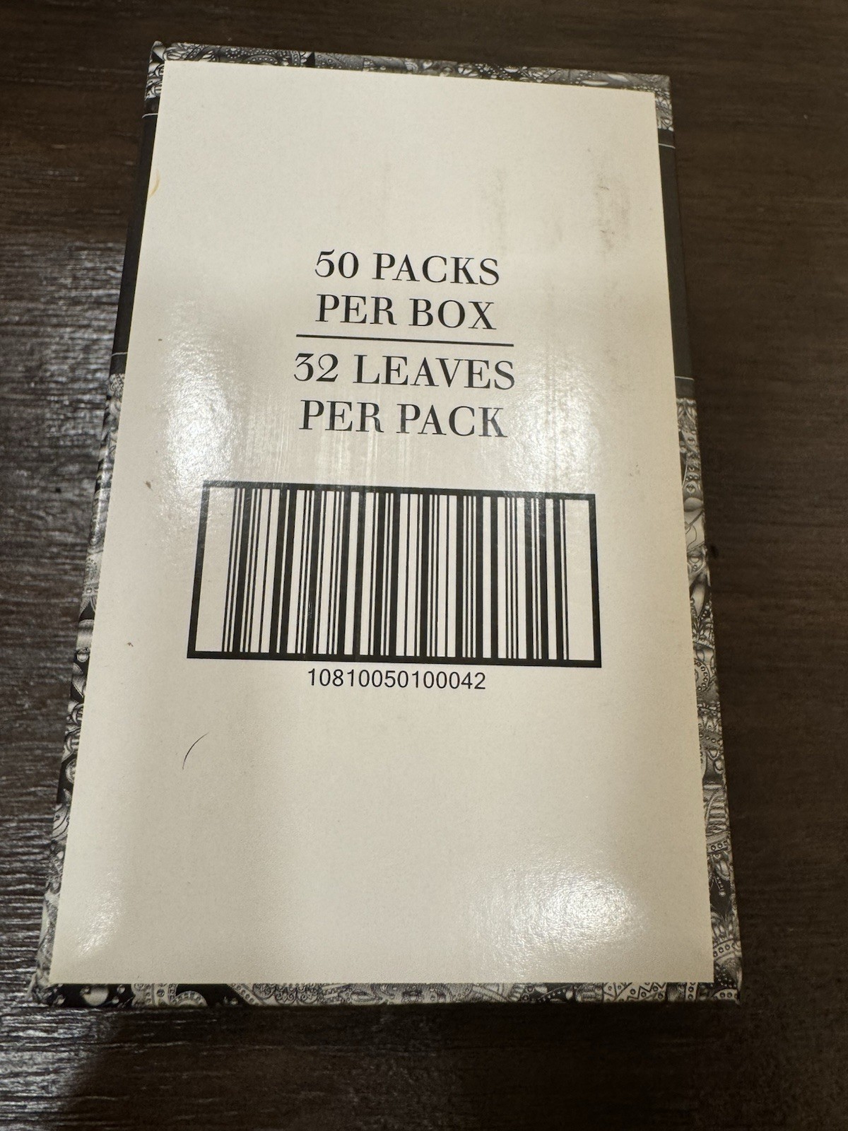 Rolling Papers Ultra Thin 50 Pack 1.25 1 1/4 Size 50 Pack = 1600 Leaves