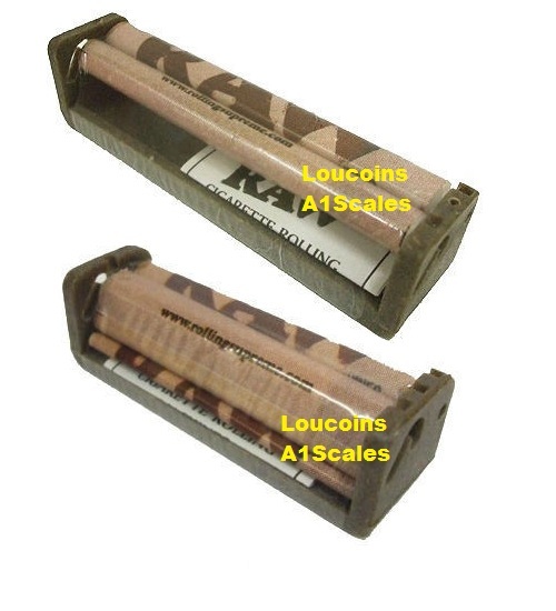 TWO RAW ROLLERS 79MM + 110MM ROLLING MACHINES – HEMP PLASTIC 1 1/4 AND KING SIZE
