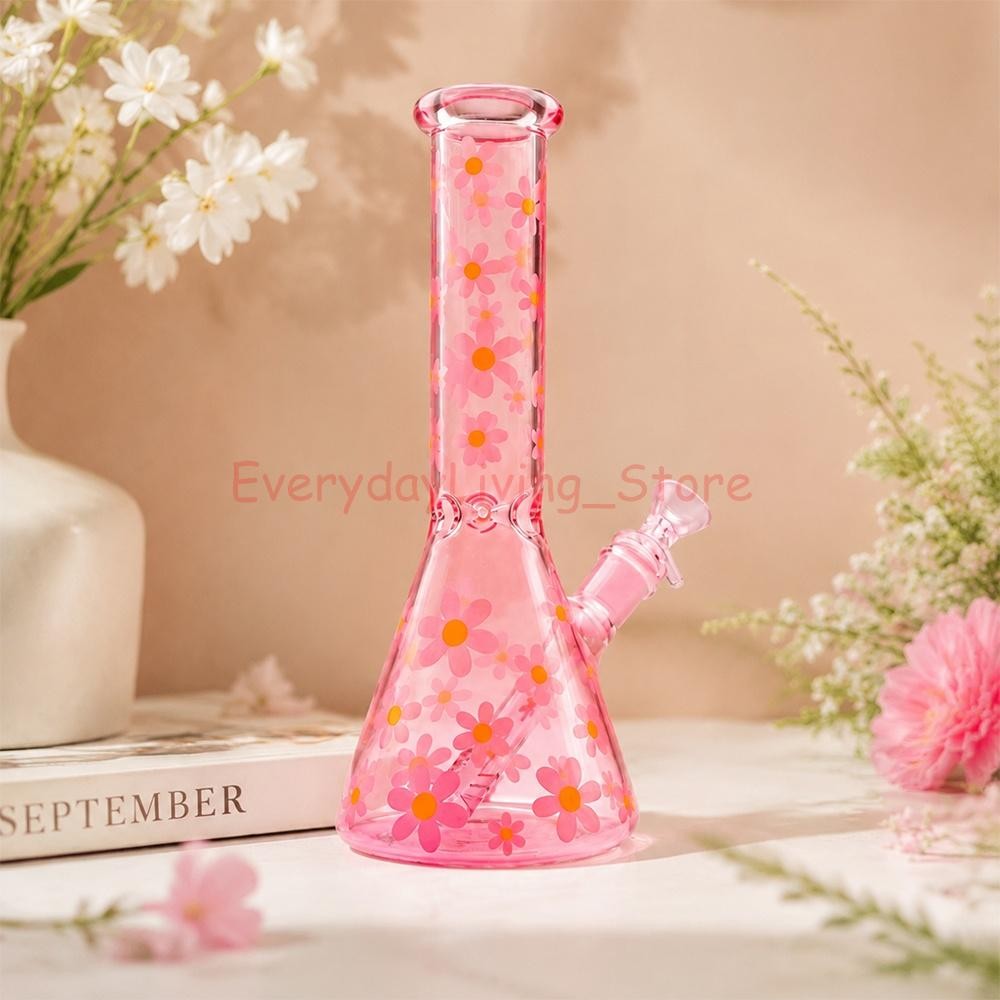 10″ Heavy Duty Glass Beaker Bong Water Smoking Tobacco Pipe 14MM Bowl New
