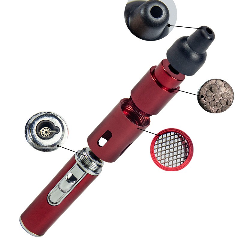 All-in-1 Pipe Windproof Click Butane Refillable Torch Lighter Click-N-Hit New