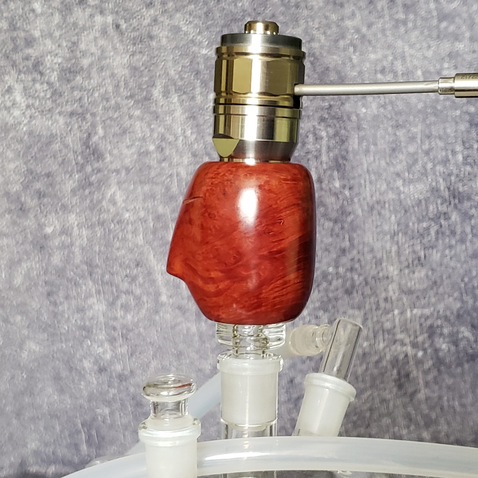 Briar Burl & Titanium Diffuser Bowl-B027D