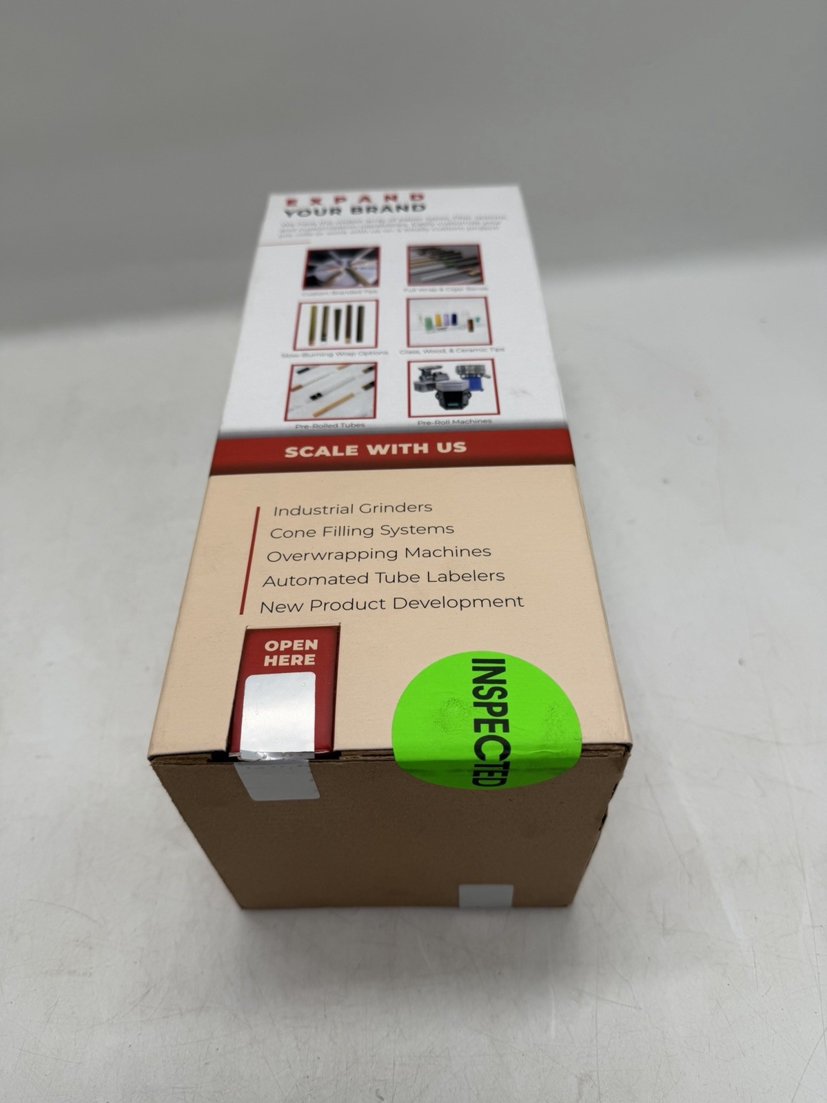CUSTOM CONES ULTRA-FINE PRE-ROLLED 84MM X 26MM CONES 900 CT BOX NEW SEALED