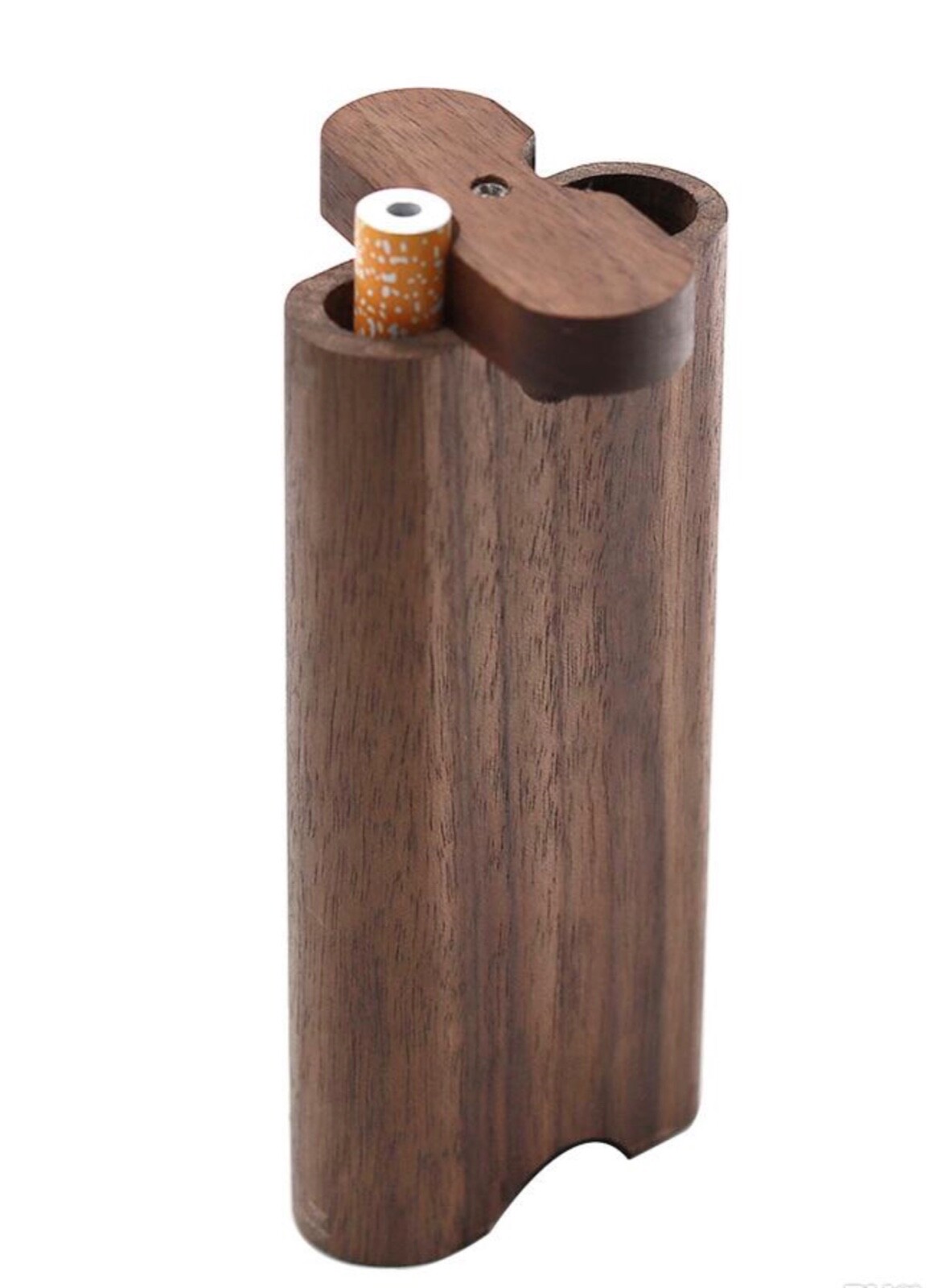 4″ Wood Dugout Stained W/ Bat And Clean Out + GRINDER SAME DAY SHIP