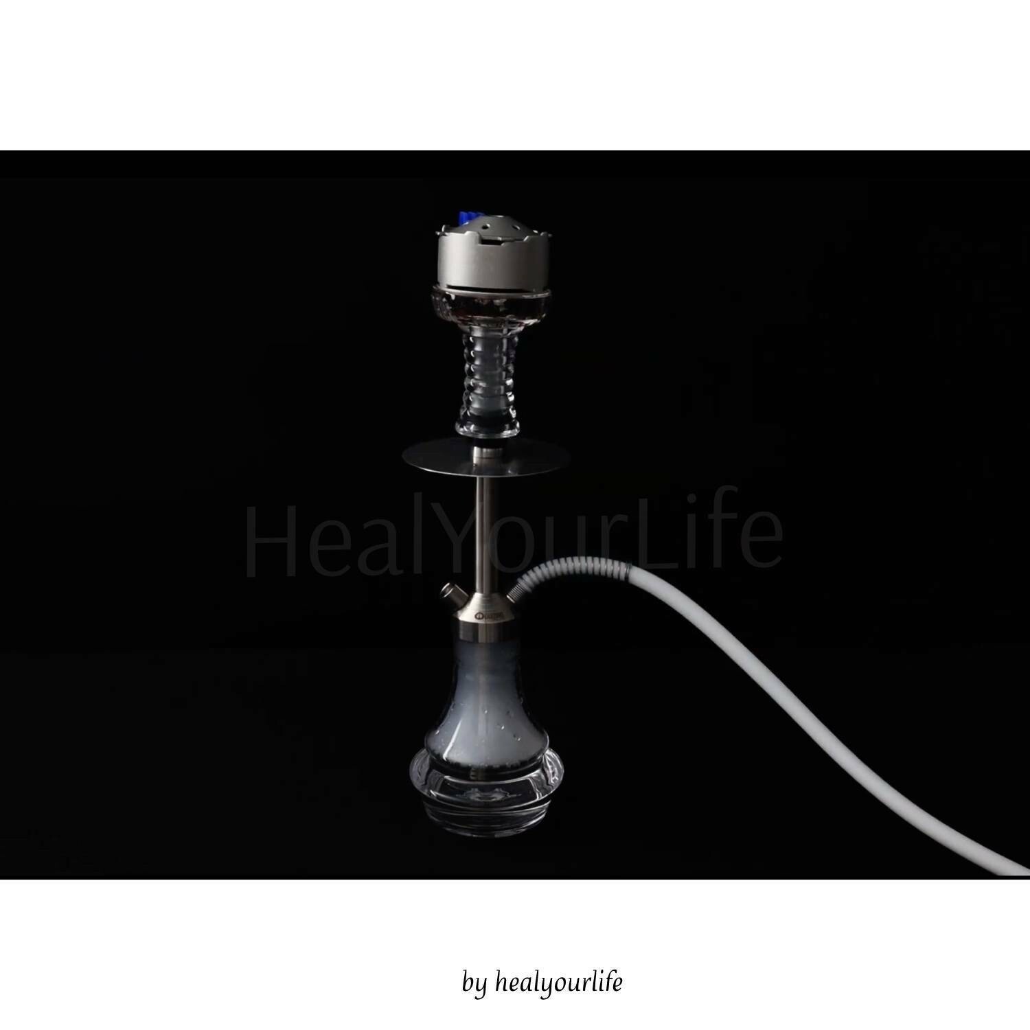 ODUMAN Gusto XS + IGNIS + CERAMIC BOWL Stainless Steel Shisha Hookah TRAVEL BAG
