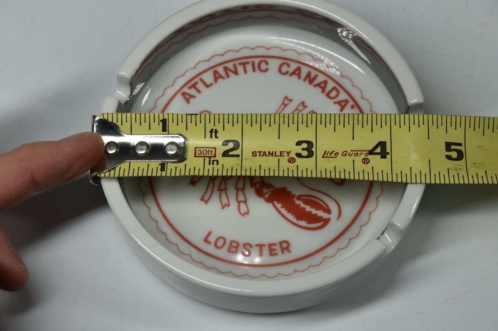 Vintage Atlantic Canada’s Lobster Ceramic Ashtray Collectible Beach House Coast