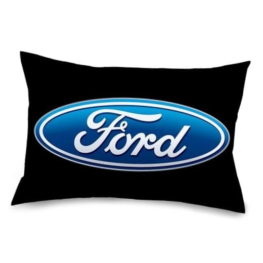 Pillowcase Ford Oval Logo Black Blue Standard, 6″ x 10″
