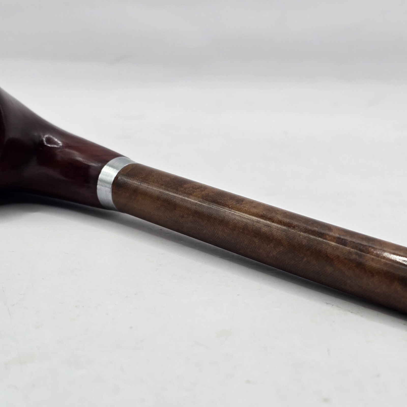 F.E.S.S. Hand Made Long Stem Wooden Pipe – Cracked – With Box