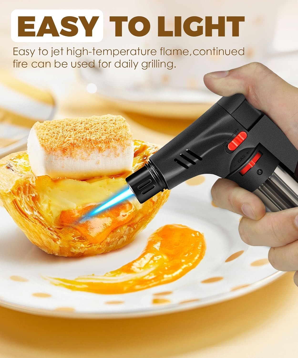 4 Pack Eagle Jet Torch Gun Lighter Adjustable Flame Windproof Butane Refillable