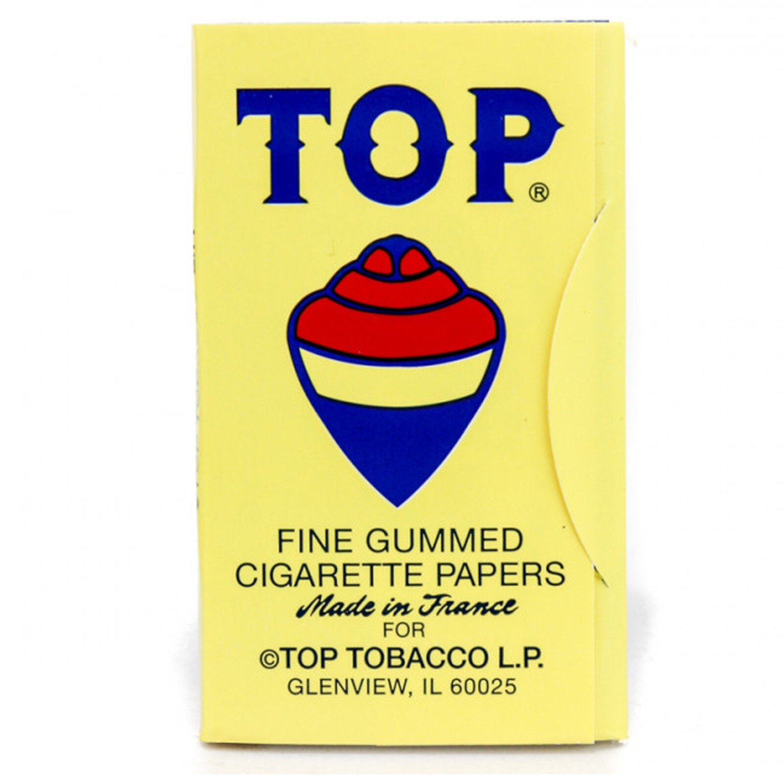 AUTHENTIC Top Fine Gummed Cigarette Rolling Papers 10 Booklets – FREE SHIPPING