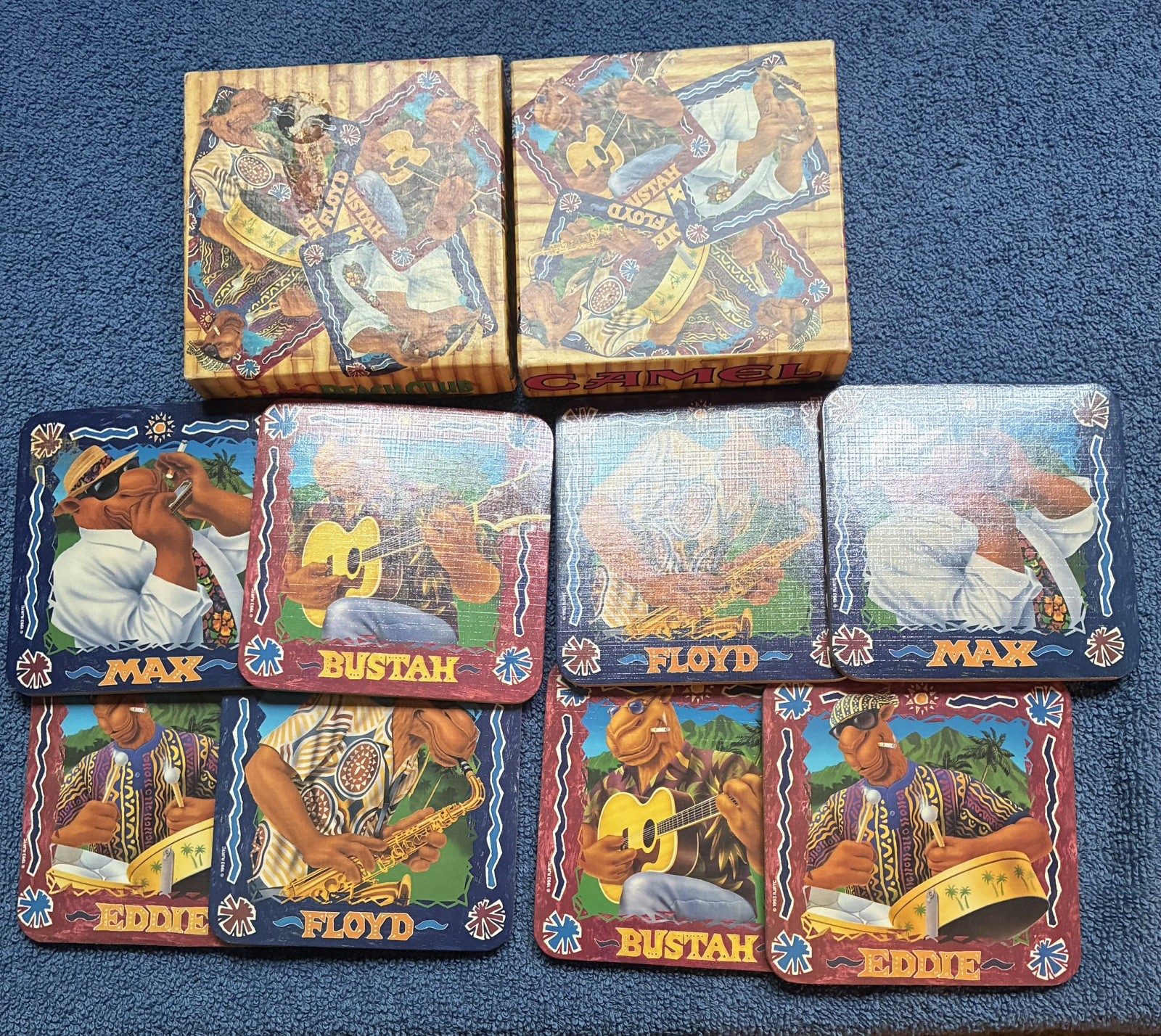 Vintage Joe Camel Ultimate Collector’s Lot 50+ Pcs – Hat w/ Box, Lighters, Tin