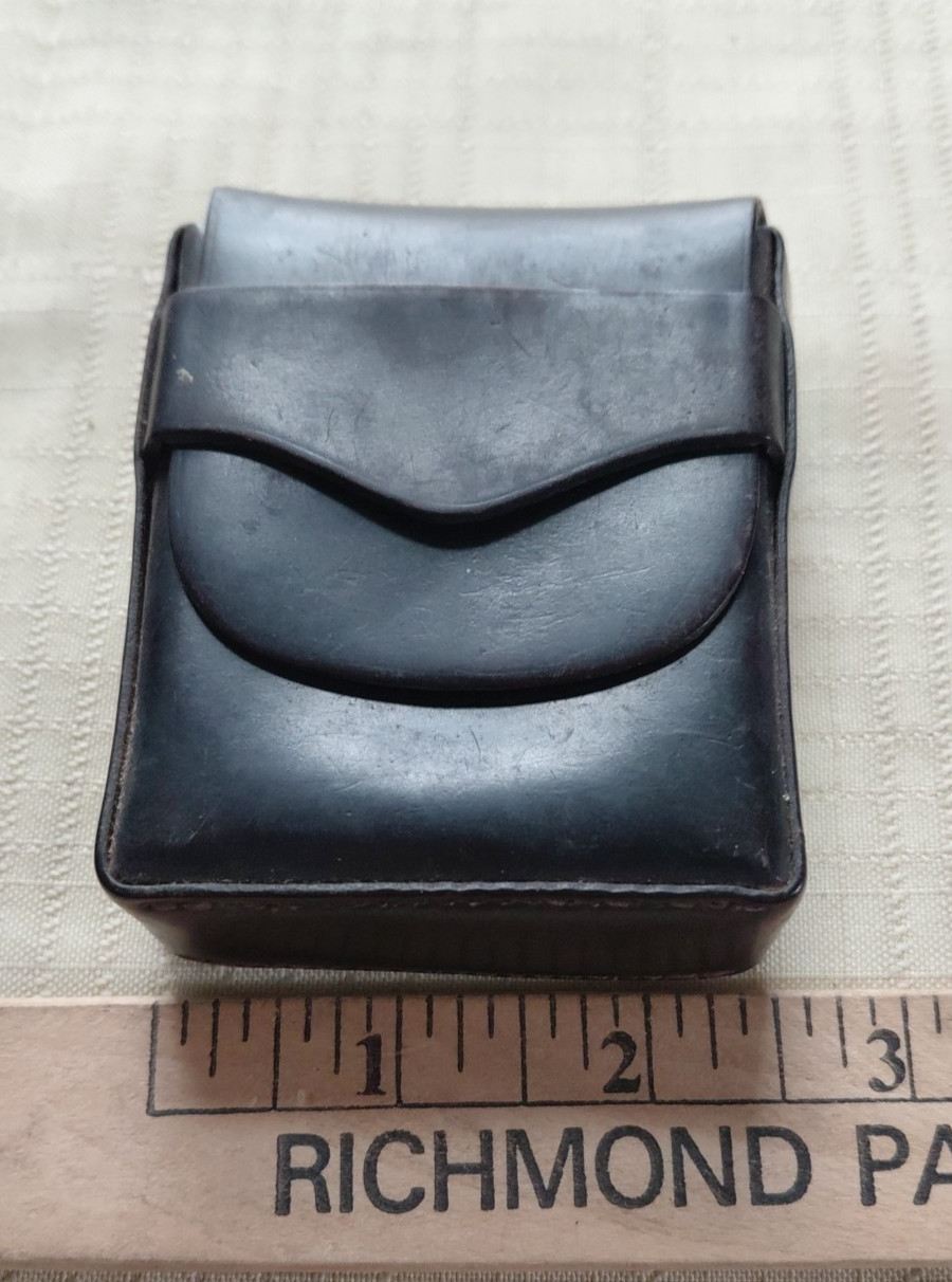 Vintage Peter Bain by Pioneer Leather Cigarette Case 3×2.5