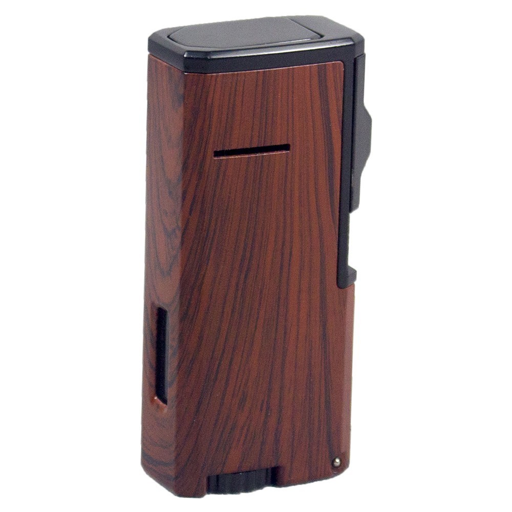 3”H Triple Torch with cigar puncher Butane Gas Lighter for Smoking Camping BBQ