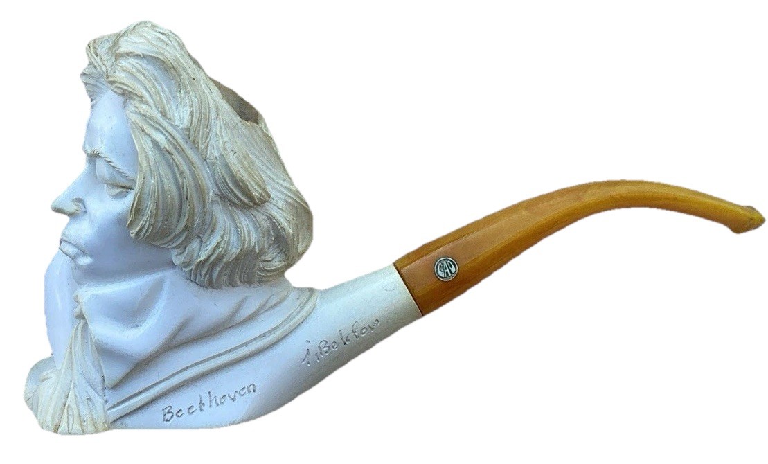 CAO/Bekler Meerschaum Beethoven (with Case) Tobacco Pipe