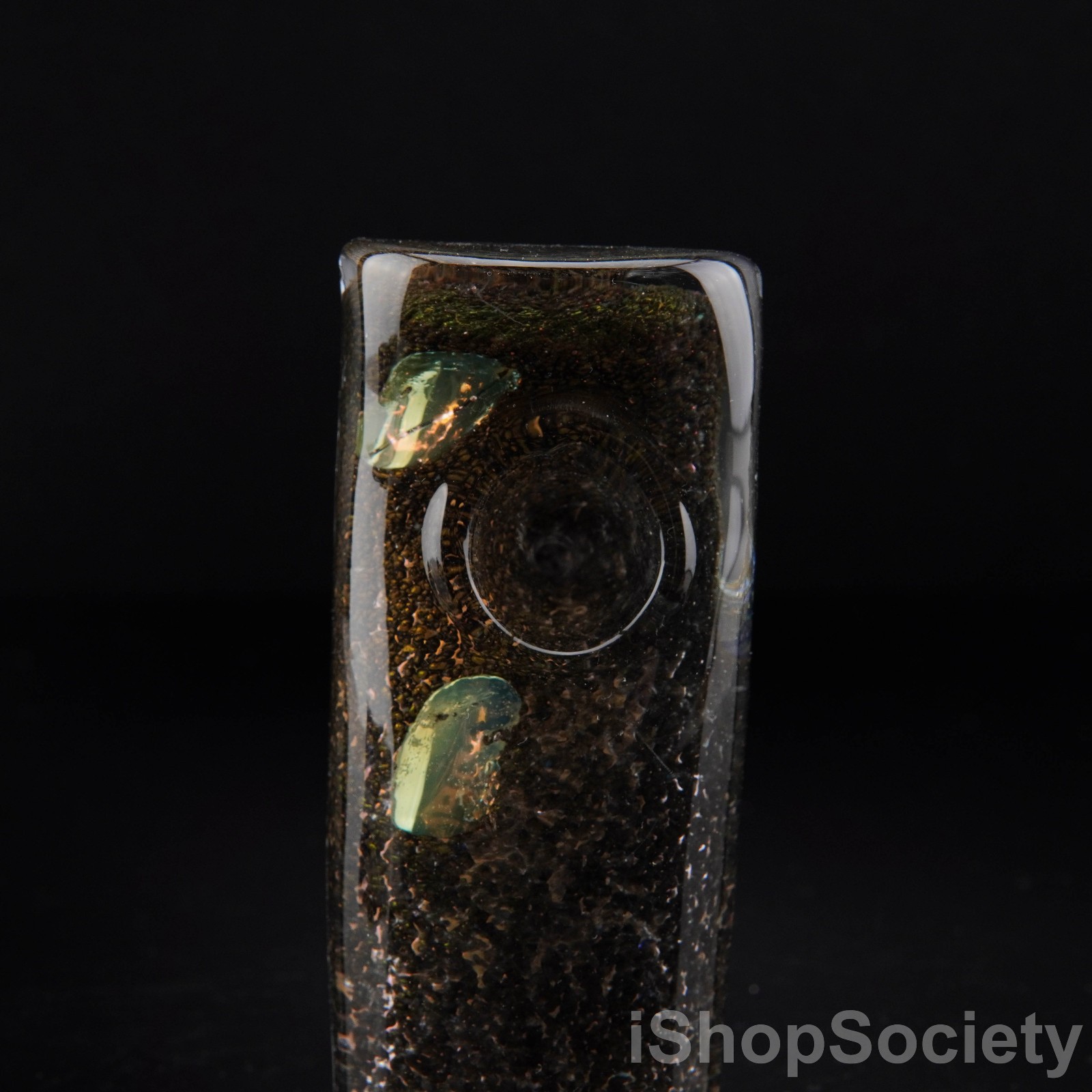 3.5″ Frit Fusion Rectangle Tobacco Smoking Pipe Thick Collectible Pipes – P689B