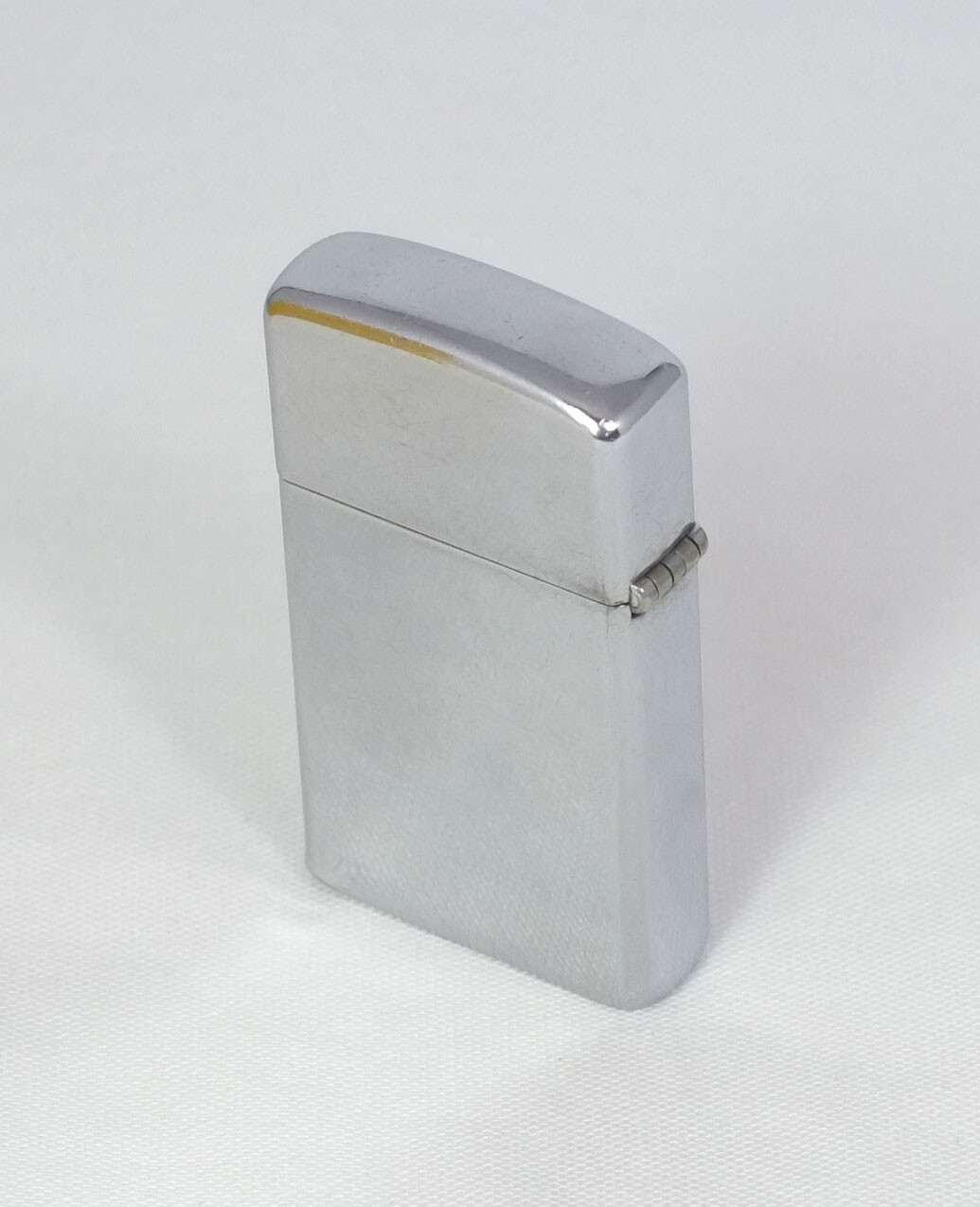 Vintage 1968 Zippo Slim Polished Chrome Advertising Lighter