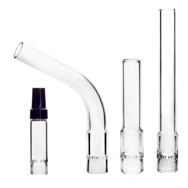4PCS Different 70m 110mm Straight Curved air 2 glass tube stem replacement solo