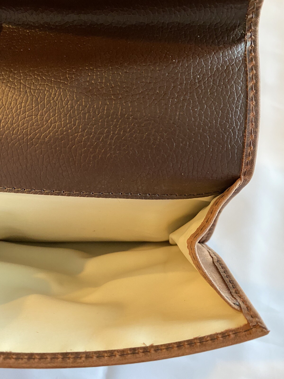 Viking Leather Large Flap Tobacco Pouch Pipe – Brown – New