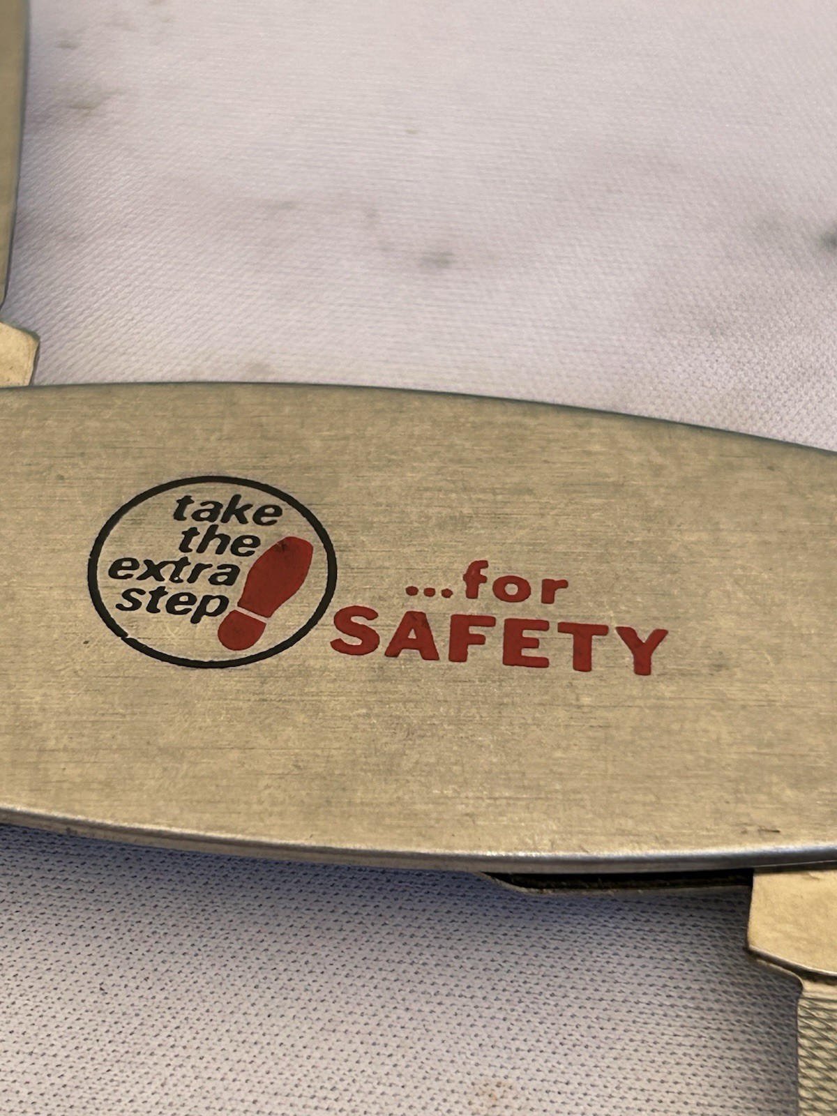 Vintage Zippo Money Clip Knife Advertising Safety Award Silver Toned Red USA