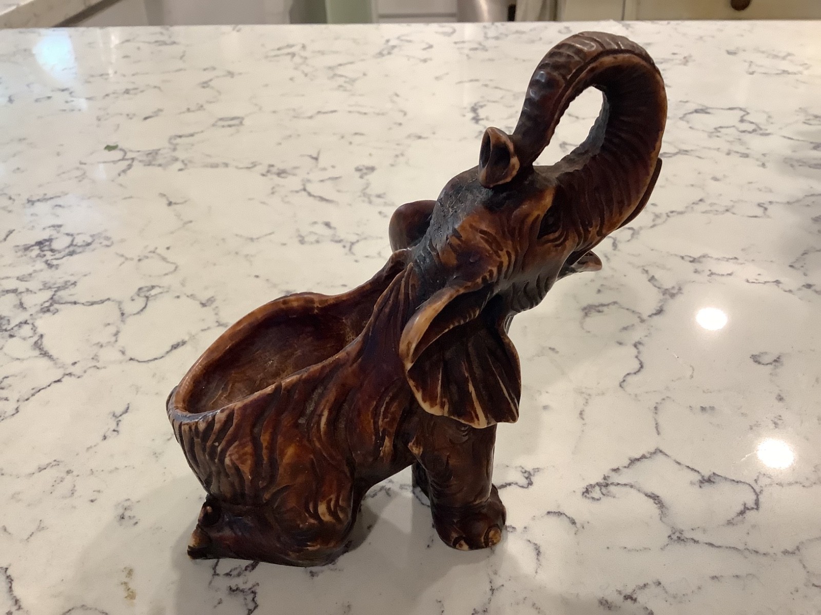 RARE ELEPHANT PIPE REST Comoy’s Of London RESIN Made In ITALY