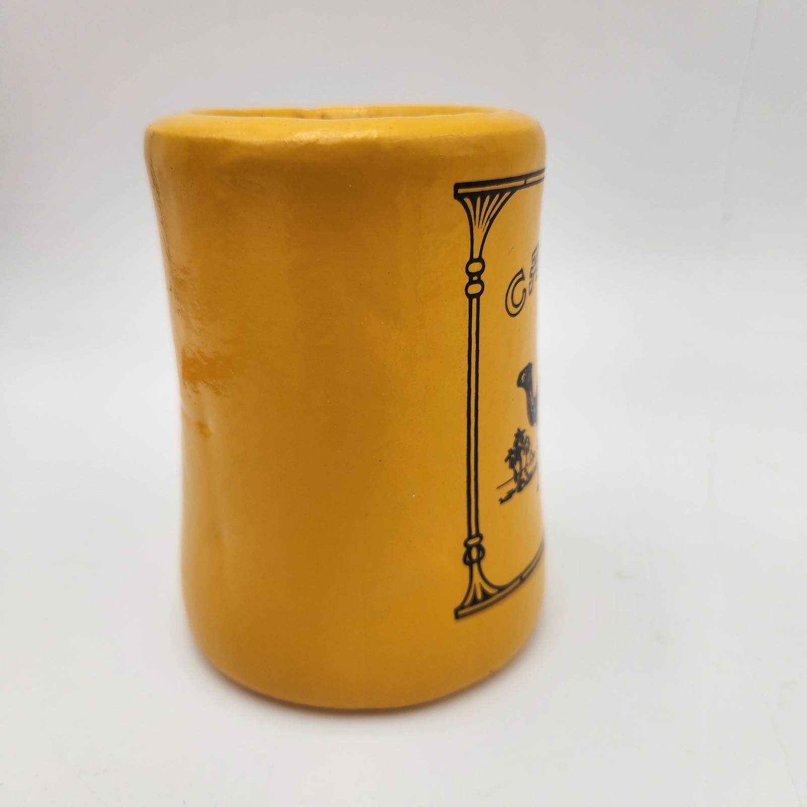 Vintage 1981 Camel Cigarettes Yellow Foam Can Holder Koozie Joe Camel RJR 1979