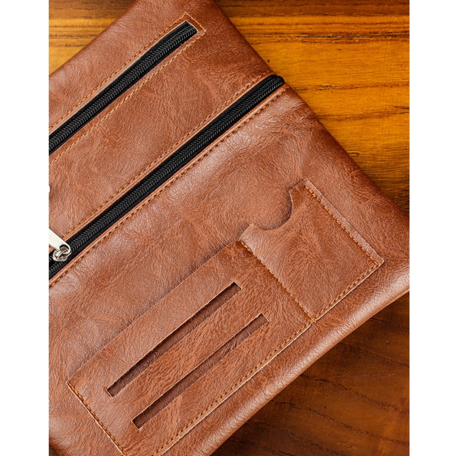 Leather Tobacco Pouch Rolling Tobacco Bag Portable Cigarette Storage Case Holder