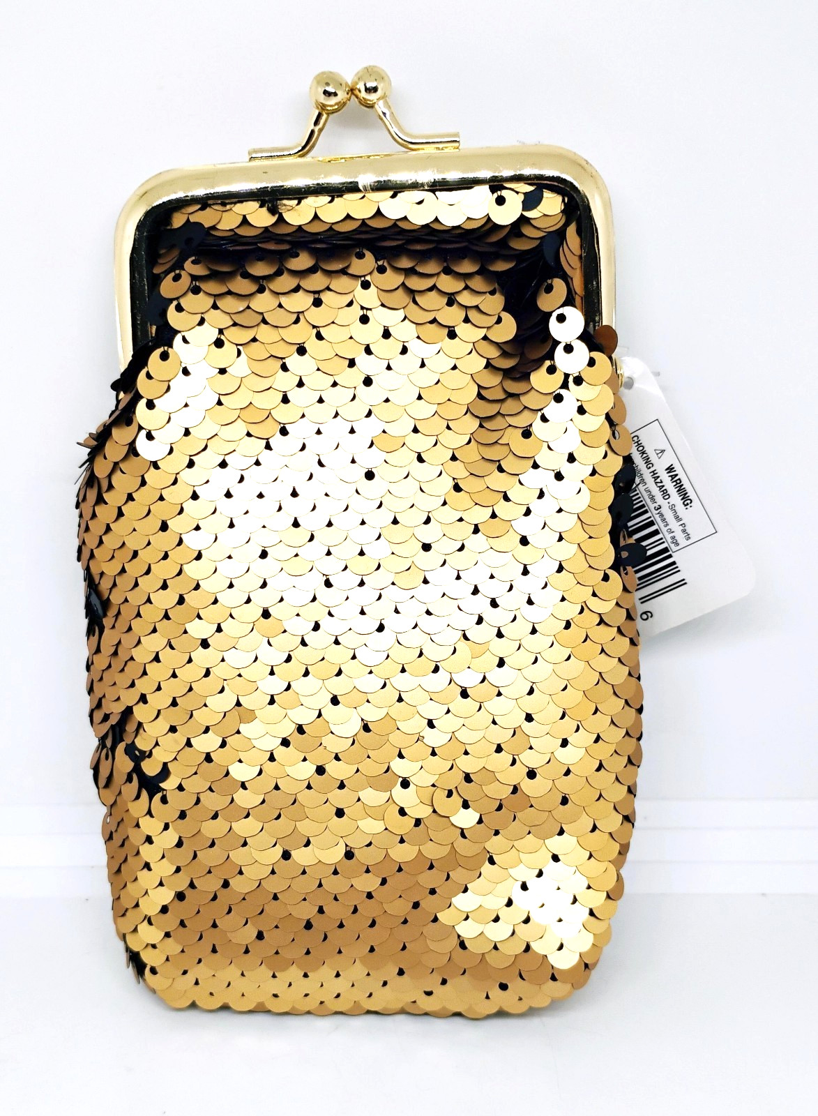 MonsterSmoking Reversible Sequin Black & Gold 100s Size Cigarette Pack Pouch