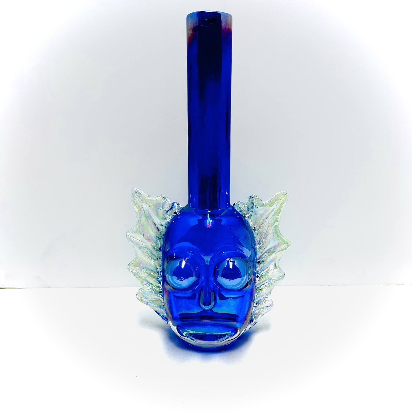 12 Inch Thick Glass Bong With Glow N Dark Sides