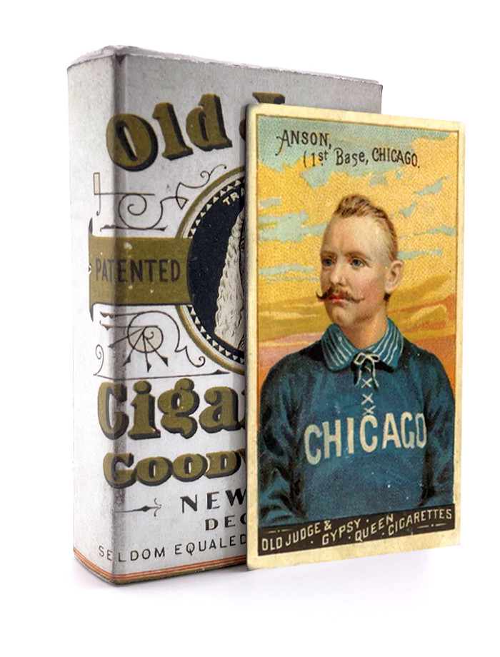 Replica Old Judge Cigarette Pack 1888 Cap Anson N162 Baseball Card (Reprint)