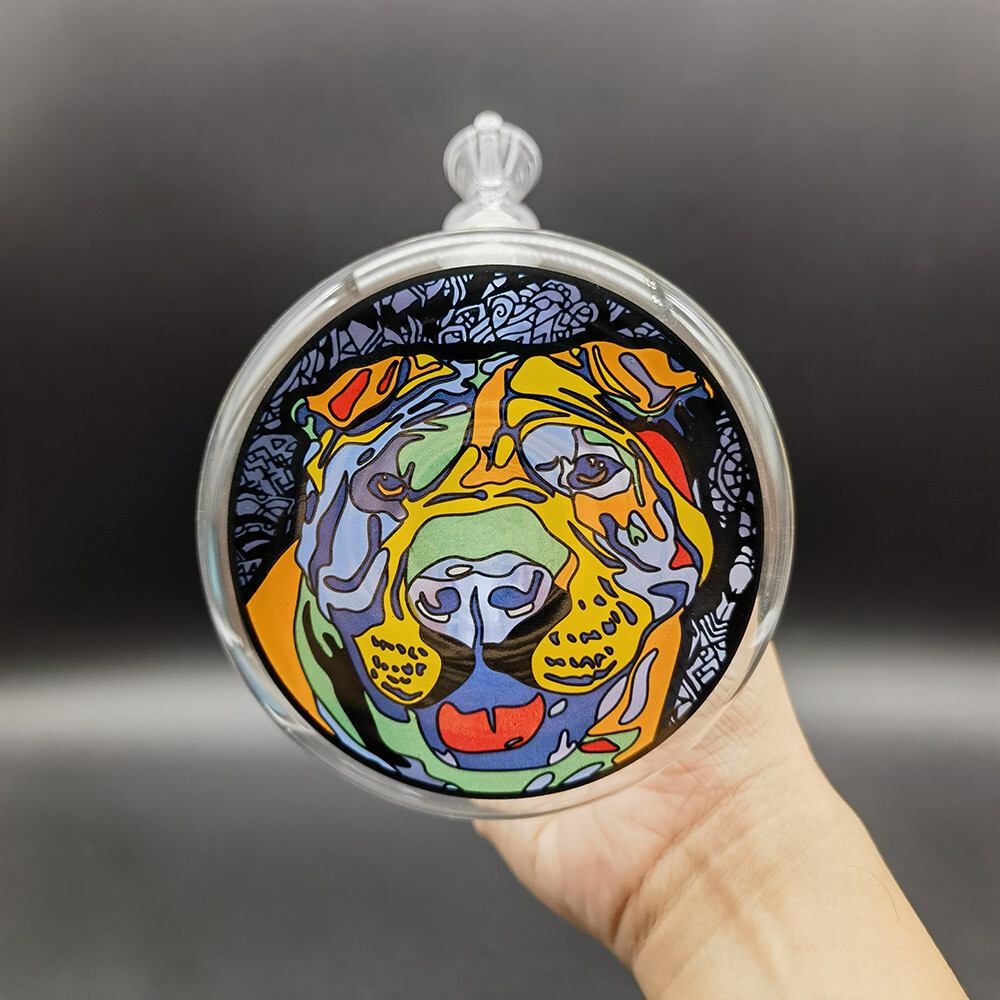 10″ Glass Bong Colorful Graffiti Water Pipe Beaker Shisha Percolator Bong Hookah