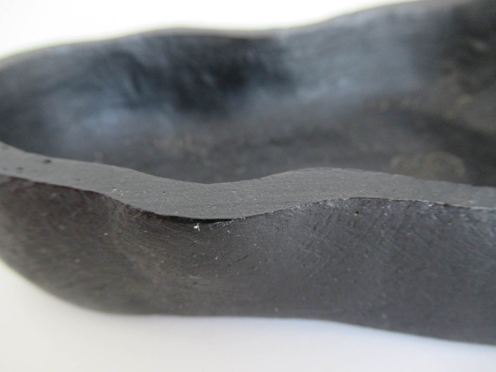Vintage Hawaiian Hitchhiker Ashtray, Made from Lava, Foot Ashtray Trinket Dish