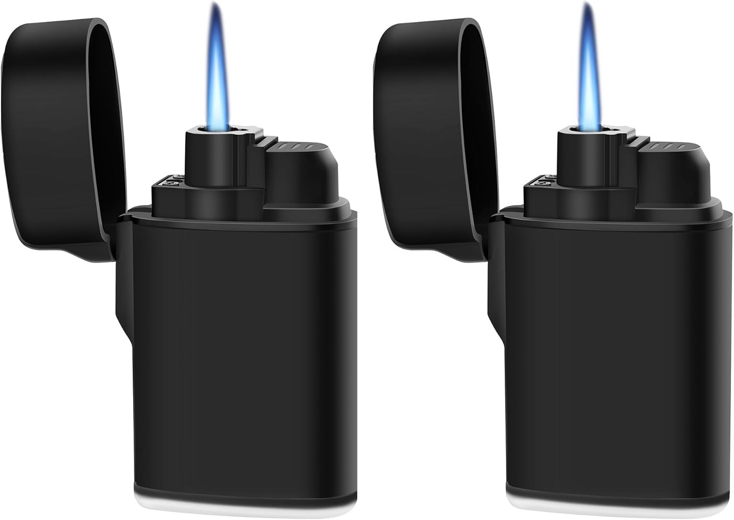 Mini Torch Lighter Windproof Jet Flame Butane Refillable Pocket Lighter for C…