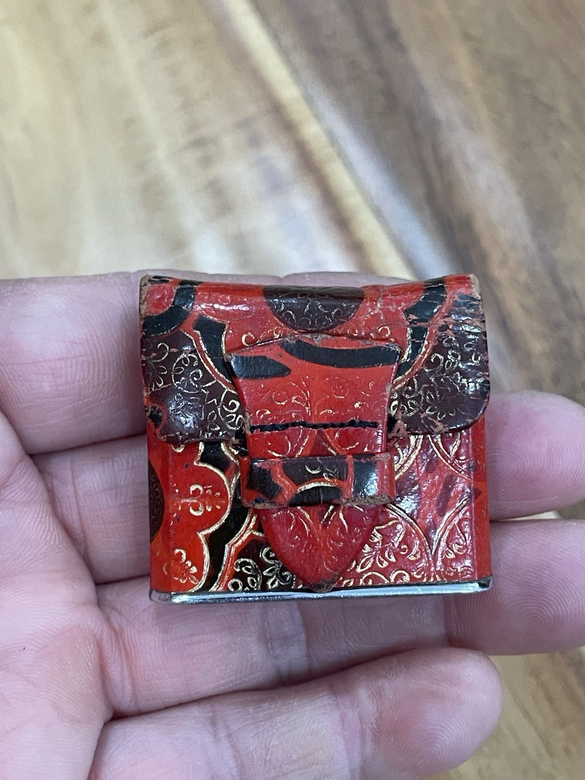 Vintage Beautiful 1950s Ibelo Monopol Pocket Lighter (Germany) Working