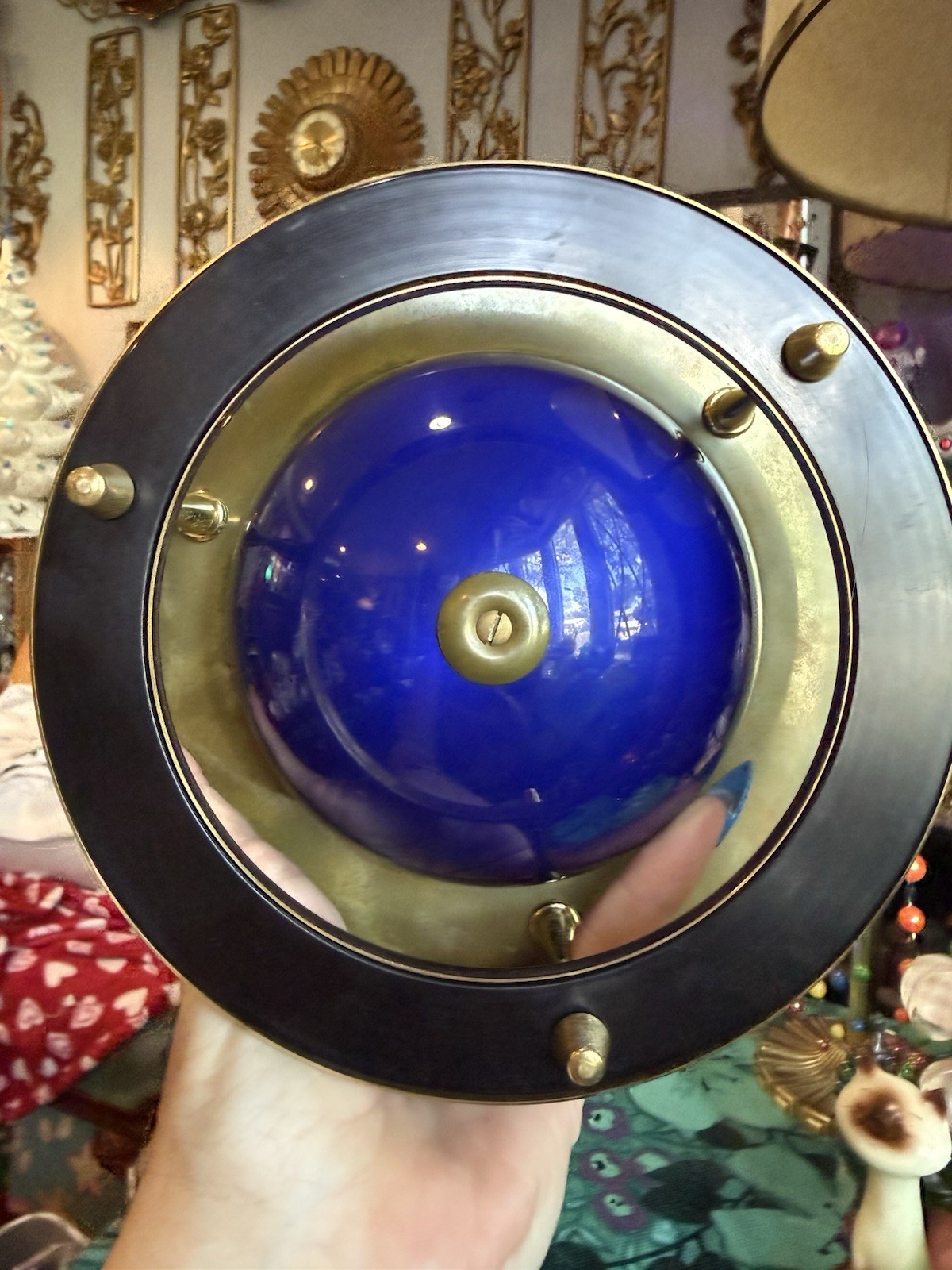 Vintage Zodiac Globe Cigarette Holder And Table Lighter
