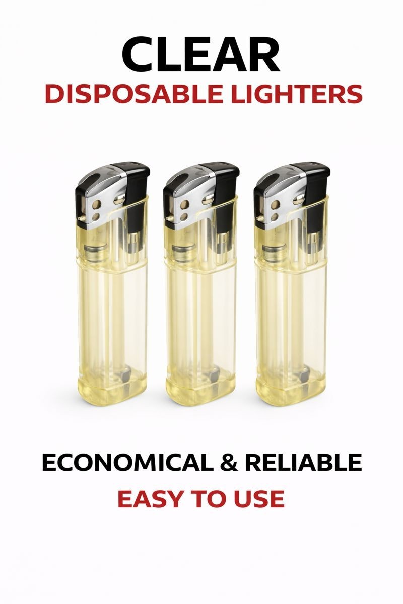 CLEAR EAGLE LIGHTER | 3 COUNT (3CT) – Only $12.99 — FREE SHIPPING