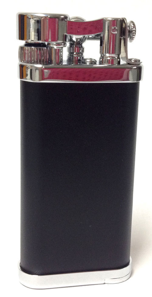 Old Boy IM Corona Butane Pipe Lighter 90 Degree Adjustable Flame Black – 1205