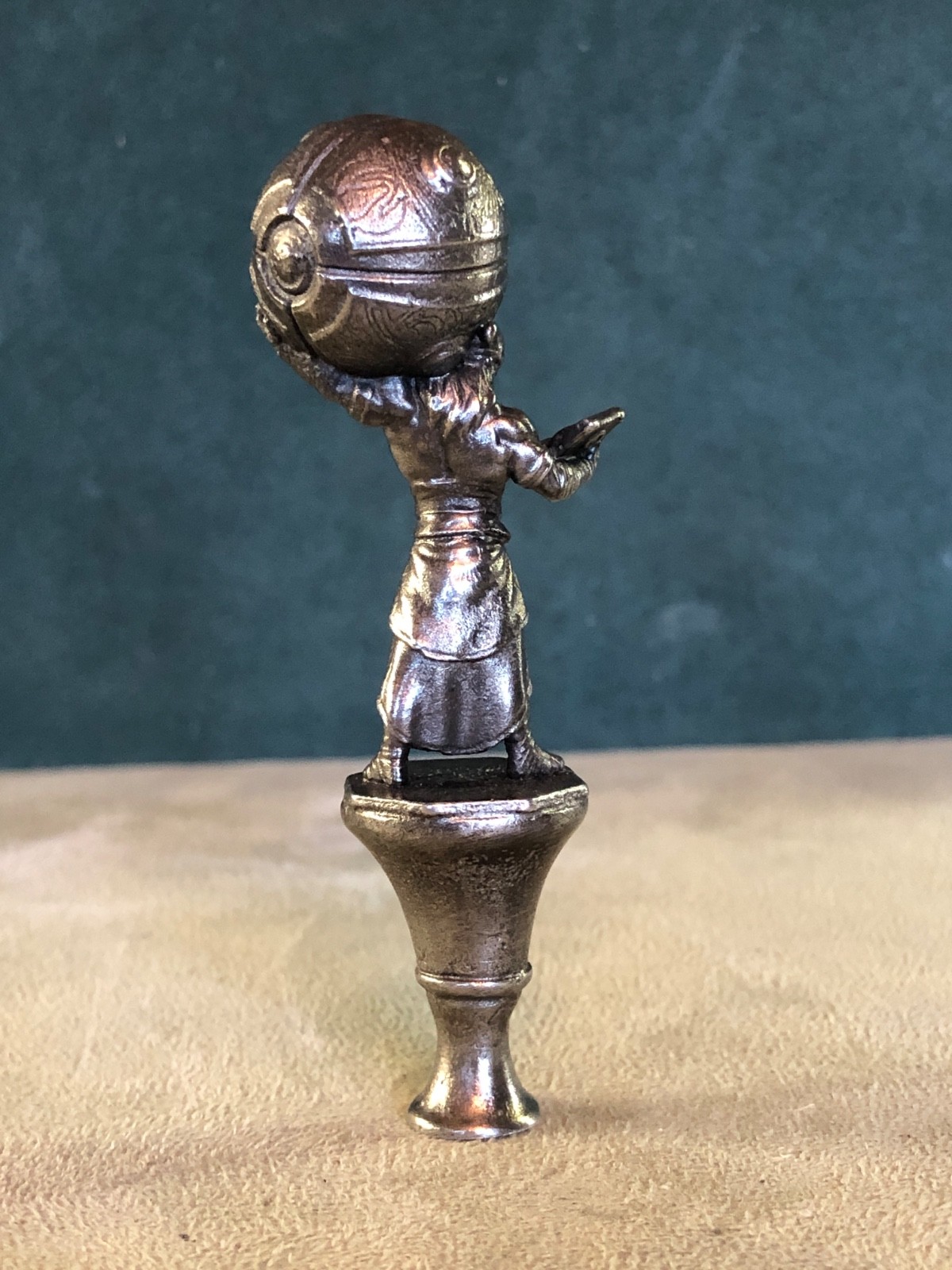 Merlin The Sorcerer Pipe Tamper, Solid Fine Pewter