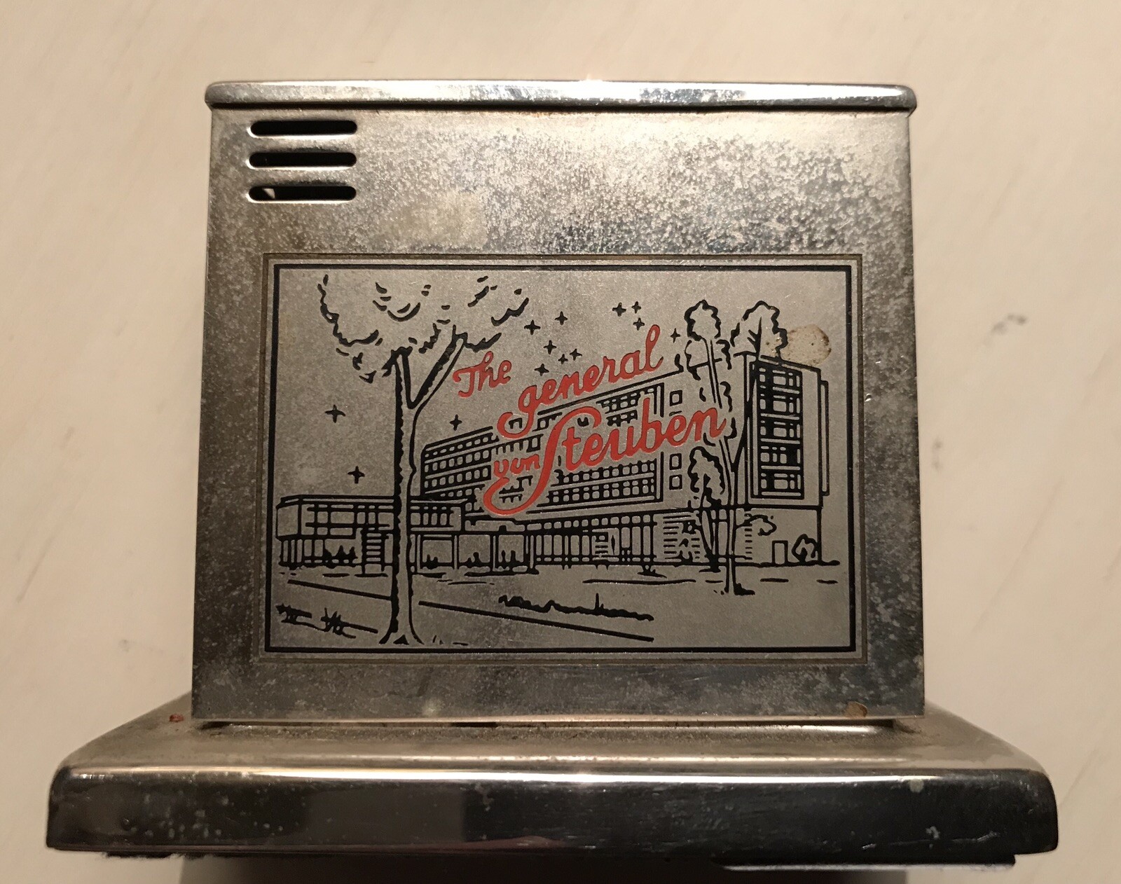 Very Rare Vintage Table Lighter Augusta Patent D.B.P Made in West Germany