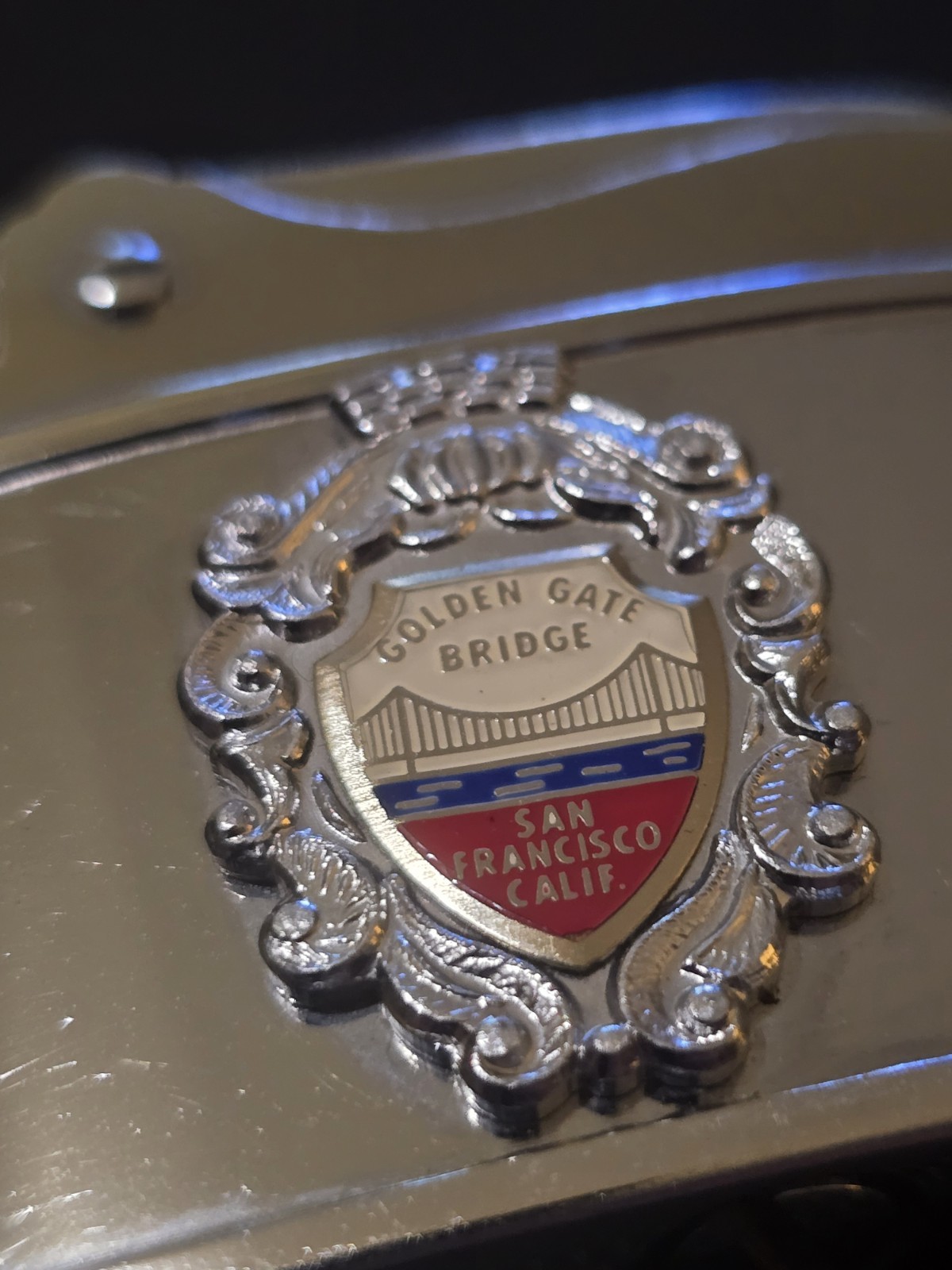 Vintage Hadson Lighter – Golden Gate Bridge Crest