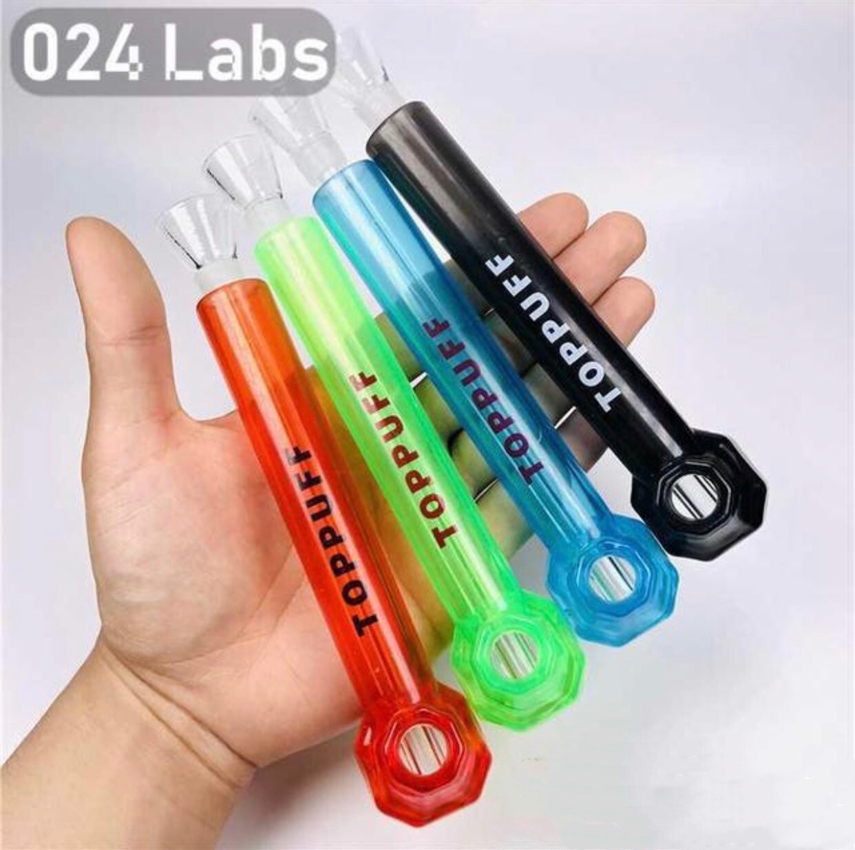5 Pack Random Colors Top Puff Premium Portable Hookah Bottle Water Glass Bong US