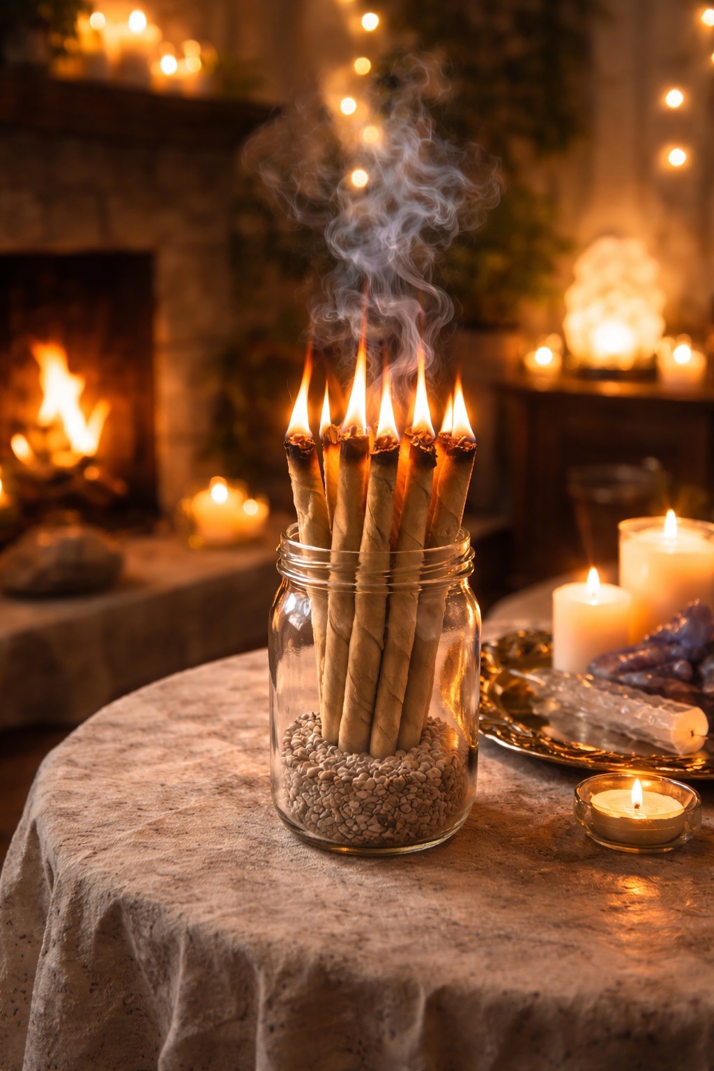 100 Spanish Cedar Cigar spills for lighting cigar,spiritual cleansing, fireplace