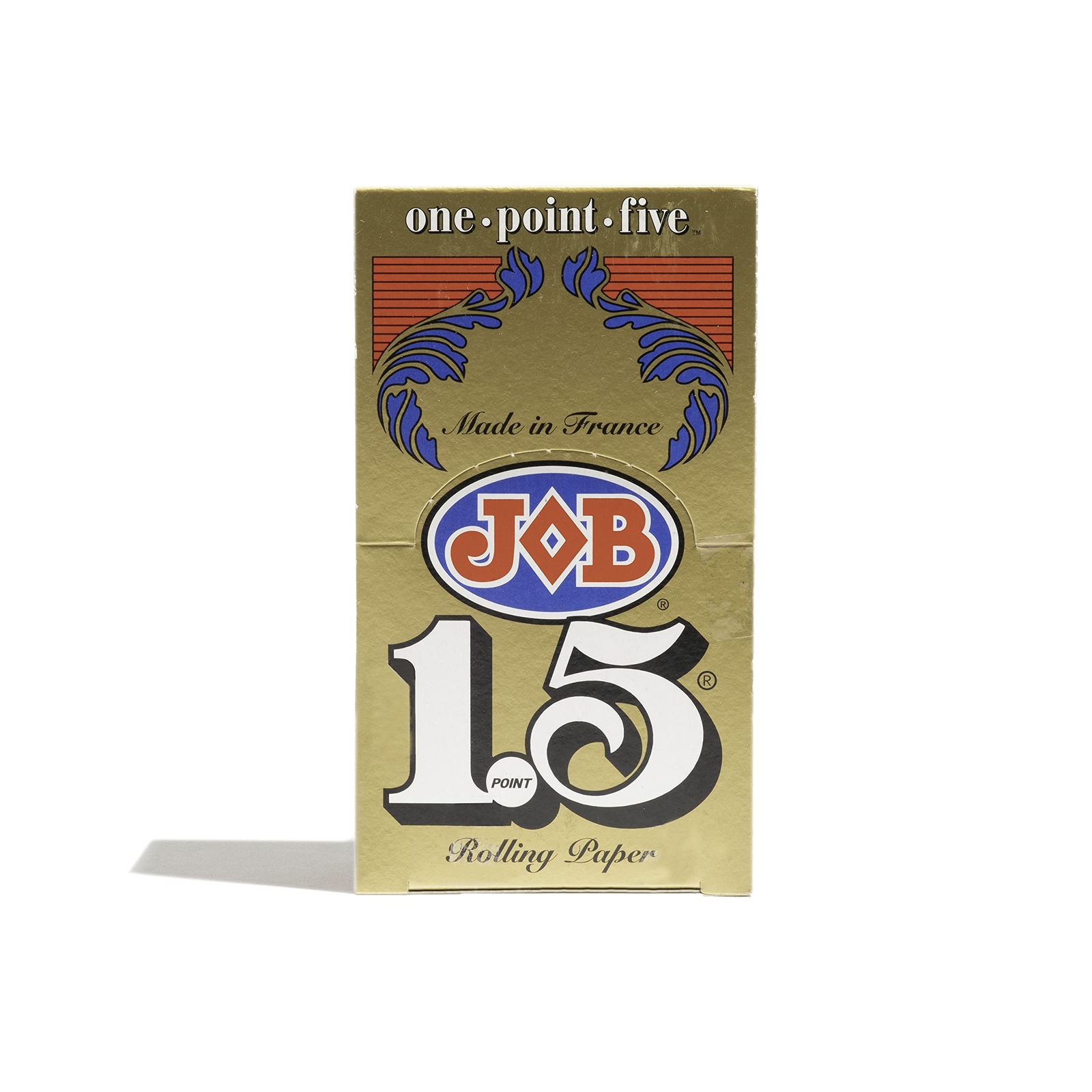 JOB Gold 1 1 2 Size Ultra Thin Rolling Papers 24 Count Natural Wood Fiber