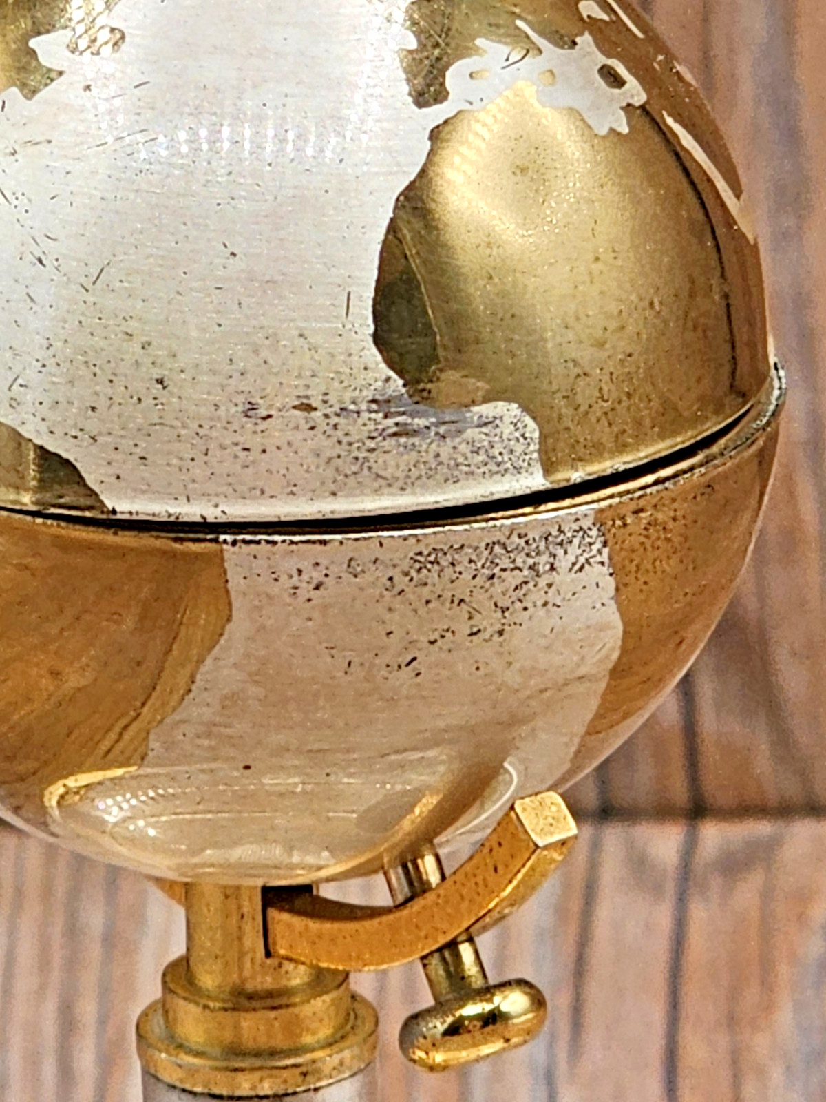 Vintage Globe Lighter by Windmill Spinning Music Box Freestanding made in Japan