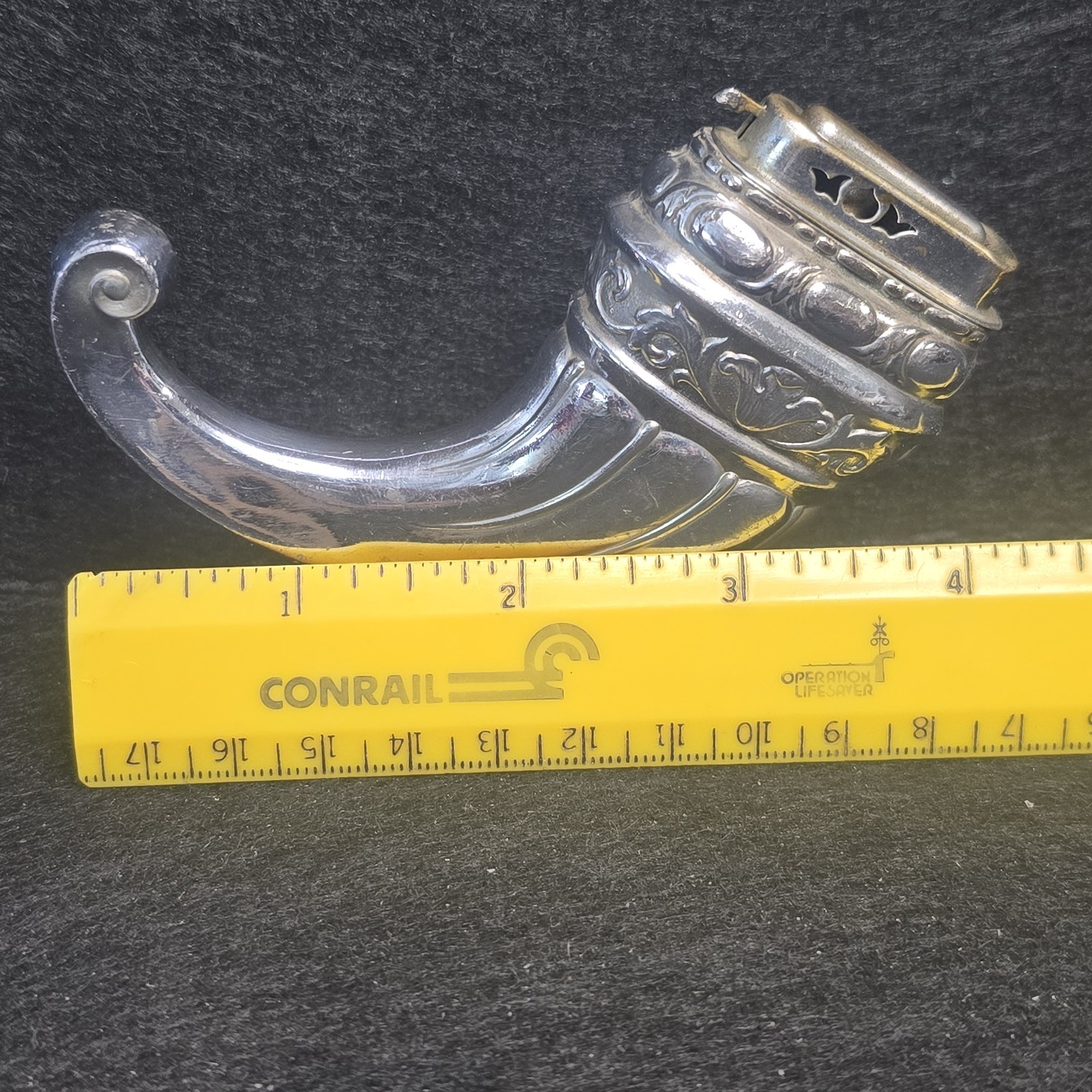 Cornucopia (Horn of Plenty) Table Lighter Stand Occupied Japan Untested