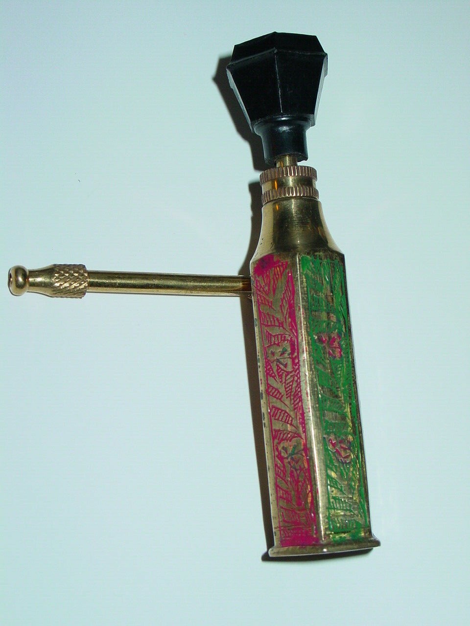 TOBACCO WATER PIPE VINTAGE 1980’s HEADSHOP COLLECTIBLE 4.5 inch MADE IN INDIA