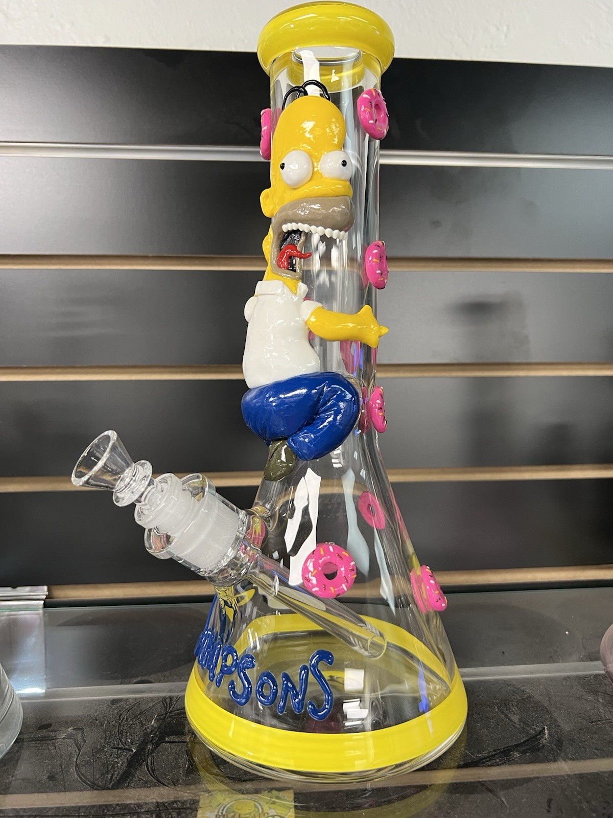 Artistic Glass Bong Water Pipe Tobacco Smoking Pipe 14MM Bowl