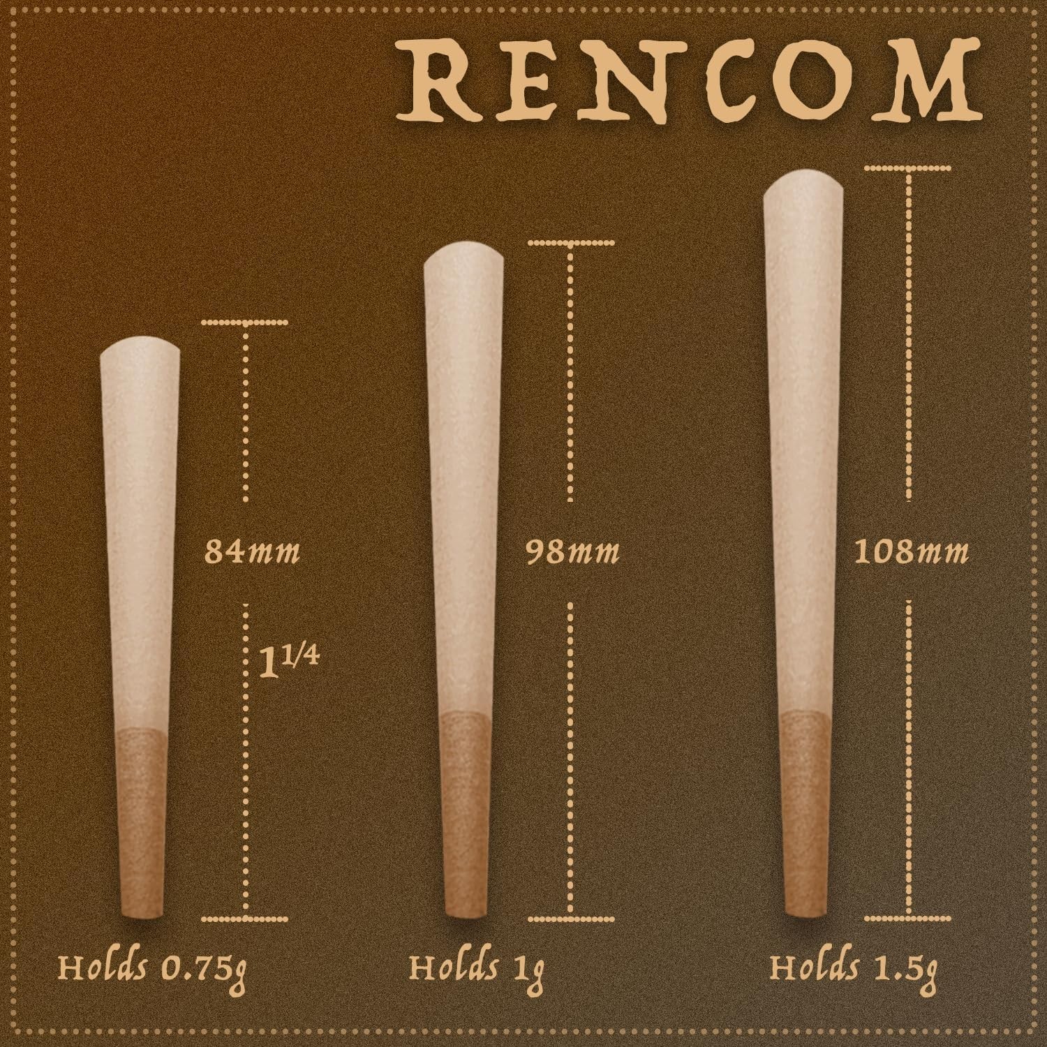 King Size Pre-Rolled Cones | 200 Slow Burning Cones with 8 Color Options